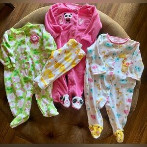 Carters 6 months 4 piece PJ bundle